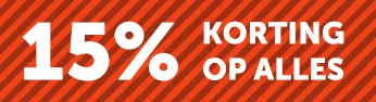 15% korting