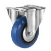 Bokwiel 80 mm rubber blauw TARSUS